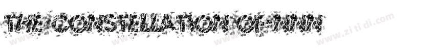 The Constellation of字体转换